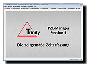 Startbild PZE-Manager